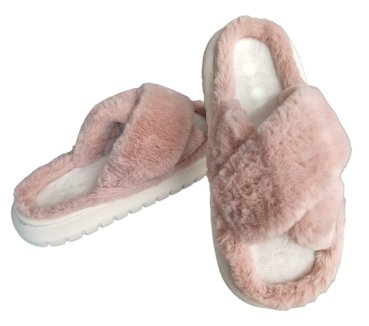 Hausschuhe Damen Plusch Rosa